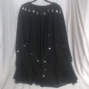 Black Belly Dancing Skirt